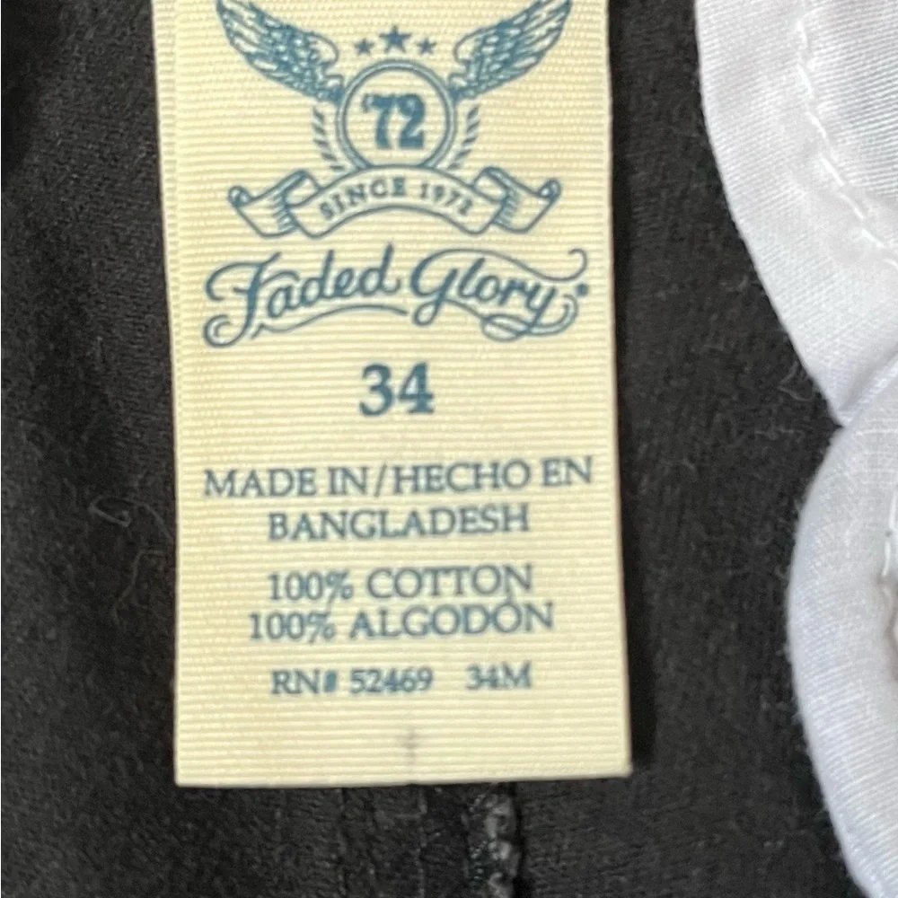 Faded Glory Black Cargo Shorts with Classic Design - Picture 6 of 6
